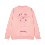 稀少 クロムハーツ n級品 重工業立体布刺繍丸首衛衣