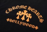 新作 クロムハーツ 激安通販 丸首プリント長袖Tシャツ