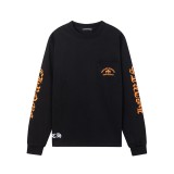 新作 クロムハーツ 激安通販 丸首プリント長袖Tシャツ