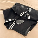 稀少 クロムハーツ コピーおすすめ 馬蹄十字架野球服コート