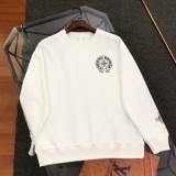 【限定】クロムハーツ  n級品 2024新しいロゴプリントの丸首衛衣