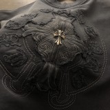 使い勝手良し クロムハーツ n級品 2024新型碧紋染め馬蹄刺繍衛衣