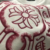 新作 クロムハーツ コピー 2024新型馬のひづめの衝突色の刺繍の衛衣
