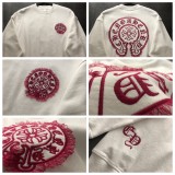 新作 クロムハーツ コピー 2024新型馬のひづめの衝突色の刺繍の衛衣