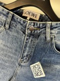 一目惚れ♪ ロエベ 偽物通販 24 ssアルファベット刺繍コーナー同期新品重工業水洗ジーンズ