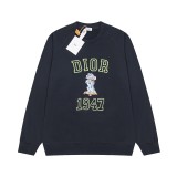 累積売上総額第１位！ディオール コピーおすすめ の新作1947 logon刺繍ラウンドネックセーター