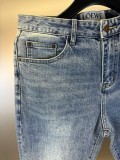 一目惚れ♪ ロエベ 偽物通販 24 ssアルファベット刺繍コーナー同期新品重工業水洗ジーンズ