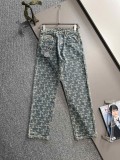 【限定】クロムハーツ コピーおすすめ 2024秋の定番ジーンズストレートロングパンツ