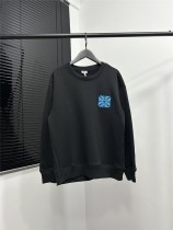 新作 ロエベ 偽物通販 刺繍ロゴ新作定番ロゴ刺繍丸首衛衣