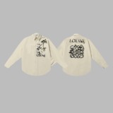 ★超人気 ロエベ コピー 立体エンボス刺繍コートカスタム金具ディテールトップス