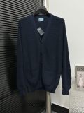超奇跡の入荷☆ プラダ n級品 2024ss秋冬新作ランドカレッジ風ニットカーディガン