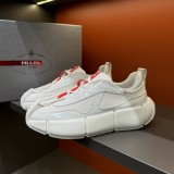 超奇跡の入荷 ☆プラダ 偽物通販 メンズバンドレザーカジュアルスニーカー