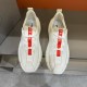 超奇跡の入荷 ☆プラダ 偽物通販 メンズバンドレザーカジュアルスニーカー