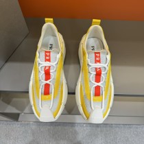 【話題商品！】 プラダ n級品 メンズバンドレザーカジュアルスニーカー