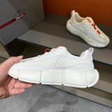 入手困難 プラダ n級品 メンズバンドレザーカジュアルスニーカー
