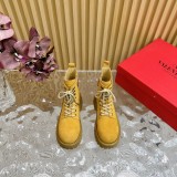 高品質 ヴァレンティノ スーパーコピー ​厚底リベットチェルシーショートブーツ