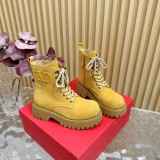 高品質 ヴァレンティノ スーパーコピー ​厚底リベットチェルシーショートブーツ
