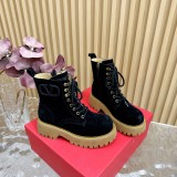 ★超人気 ヴァレンティノ n級品 ​厚底リベットチェルシーショートブーツ