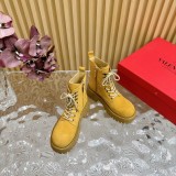 高品質 ヴァレンティノ スーパーコピー ​厚底リベットチェルシーショートブーツ