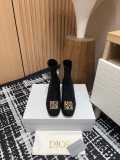 高品質 ディオール コピーおすすめ 24 Ss秋冬ラウンドヒールと足首ブーツストレッチブーツ