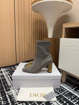 入手困難 ディオール n級品 24 Ss秋冬ラウンドヒールと足首ブーツストレッチブーツ