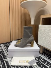 入手困難 ディオール n級品 24 Ss秋冬ラウンドヒールと足首ブーツストレッチブーツ
