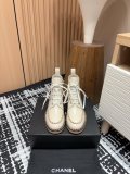 追跡付 シャネル スーパーコピー チェーン木目の底紐ショートブーツ