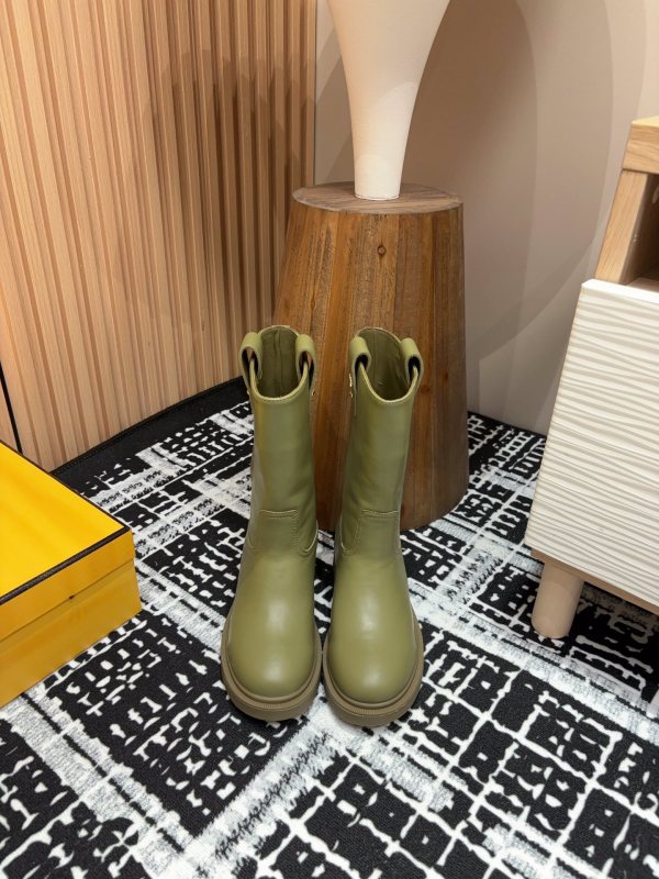 超奇跡の入荷☆ フェンディ 偽物通販 オールドフラワーファブリックショートブーツ