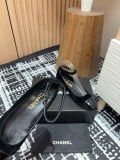 超話題! シャネル 激安通販 ダブルCベルベットフラットシングルシューズメアリージェン靴