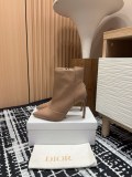 稀少 ディオール 激安通販 秋冬のスリムハイヒールショートブーツ