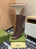 入手困難 グッチ コピー 秋冬のスパイク細ヒールチェーンブーツ