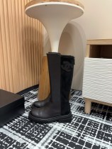 高品質 シャネル スーパーコピー 秋冬りダブルCパッチワークブーツライダースブーツ小香厚底ブーツ