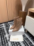 稀少 ディオール 激安通販 秋冬のスリムハイヒールショートブーツ