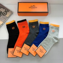 稀少 エルメス コピーおすすめ 男性用ミドル丈ソックス