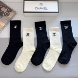 稀少 シャネル スーパーコピー 刺繍スーパーソフトソックス