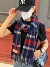 【限定】バーバリー スーパーコピー 定番カシミアチェックマフラー