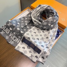 高品質 ルイヴィトン n級品 定番ニットカシミヤ無地マフラー用ペアルック