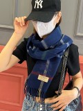 稀少 バーバリー コピー 定番カシミアチェックマフラー