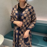 稀少 ルイヴィトン 偽物通販 男女両面マフラー
