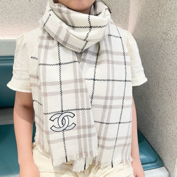 ★超人気 シャネル 偽物通販トップカシミヤマフラー