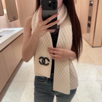稀少 シャネル スーパーコピー カシミヤニットマフラー