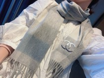 稀少 シャネル 偽物通販 カシミヤの水波紋の小さなマフラー