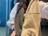 稀少 シャネル コピー カシミヤニットマフラー