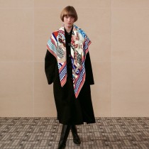 【限定】 エルメス 偽物通販 の両面同色カシミヤスカーフ