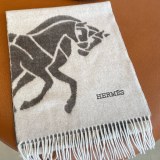 大人気 エルメス スーパーコピー シミヤのジャカードマフラー