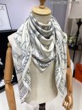 高品質 エルメス スーパーコピー万華鏡効果両面同色カシミヤスカーフ