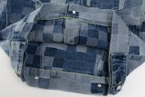 使い勝手良し ルイヴィトン 激安通販 LV 24 FWフェドン連名モザイクデニムジャケット