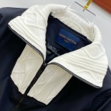 ★超人気 ルイヴィトン 偽物通販 ツイストニット襟ジッパーフロントウエストジャケット