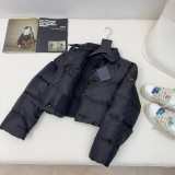 【限定】ルイヴィトン n級品 24 Ss秋冬の定番ロゴダークチェックの開襟ジャケットダウンジャケット2色
