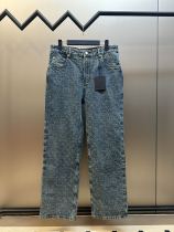 入手困難  ルイヴィトン n級品 Lv老花ストレートジャカードパンツ
